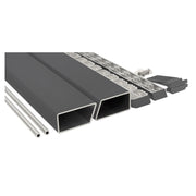 HANÖ-Serie Montageset ANTHRAZIT
20 x 75 x 1793 mm, mit Start- & Abschluss
Befestigung und Abstandhaltern