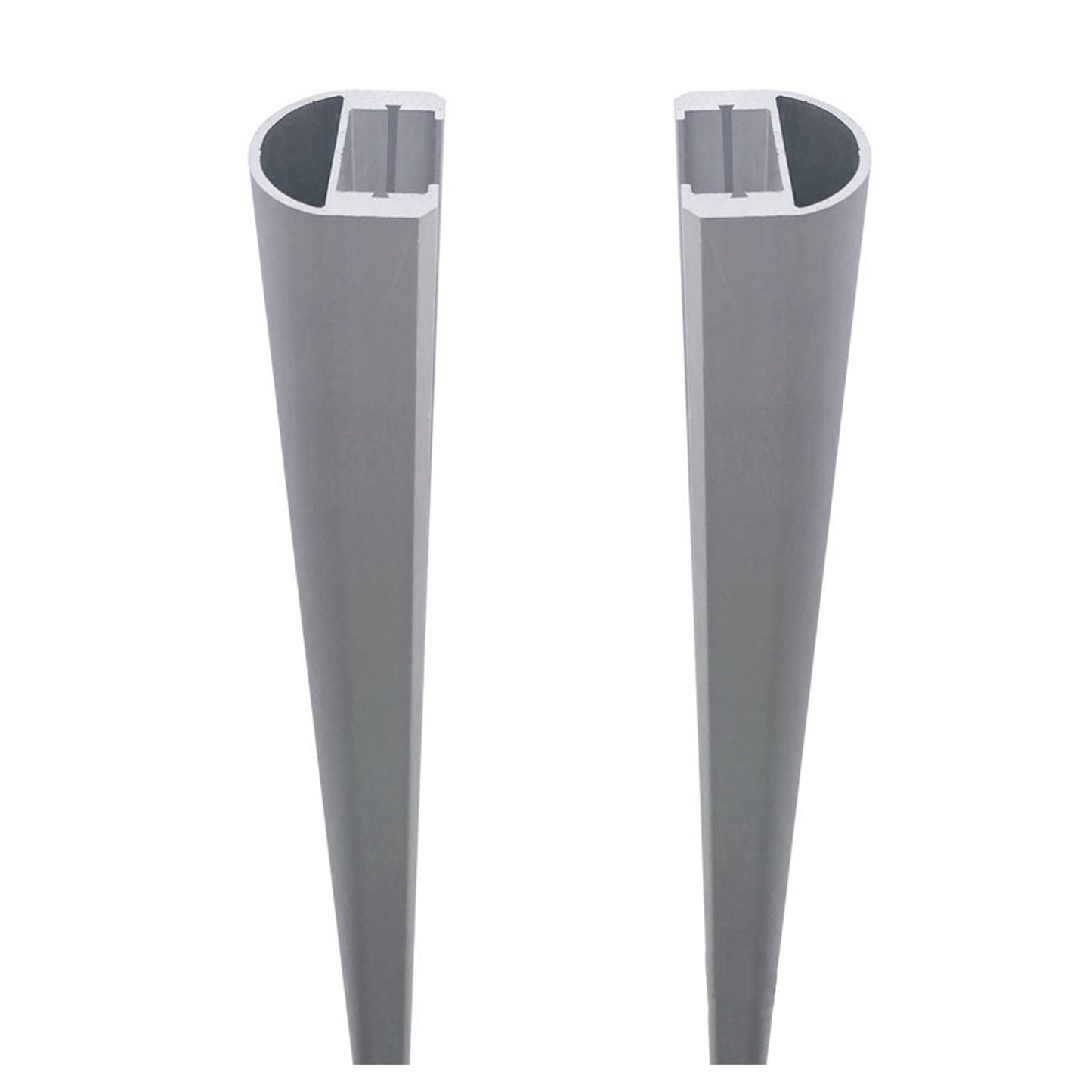 RUDE-Systemglas Universalleisten
für Steckzaunsysteme SILBER
SET á 2 Leisten, 175 cm, inkl. Dichtung