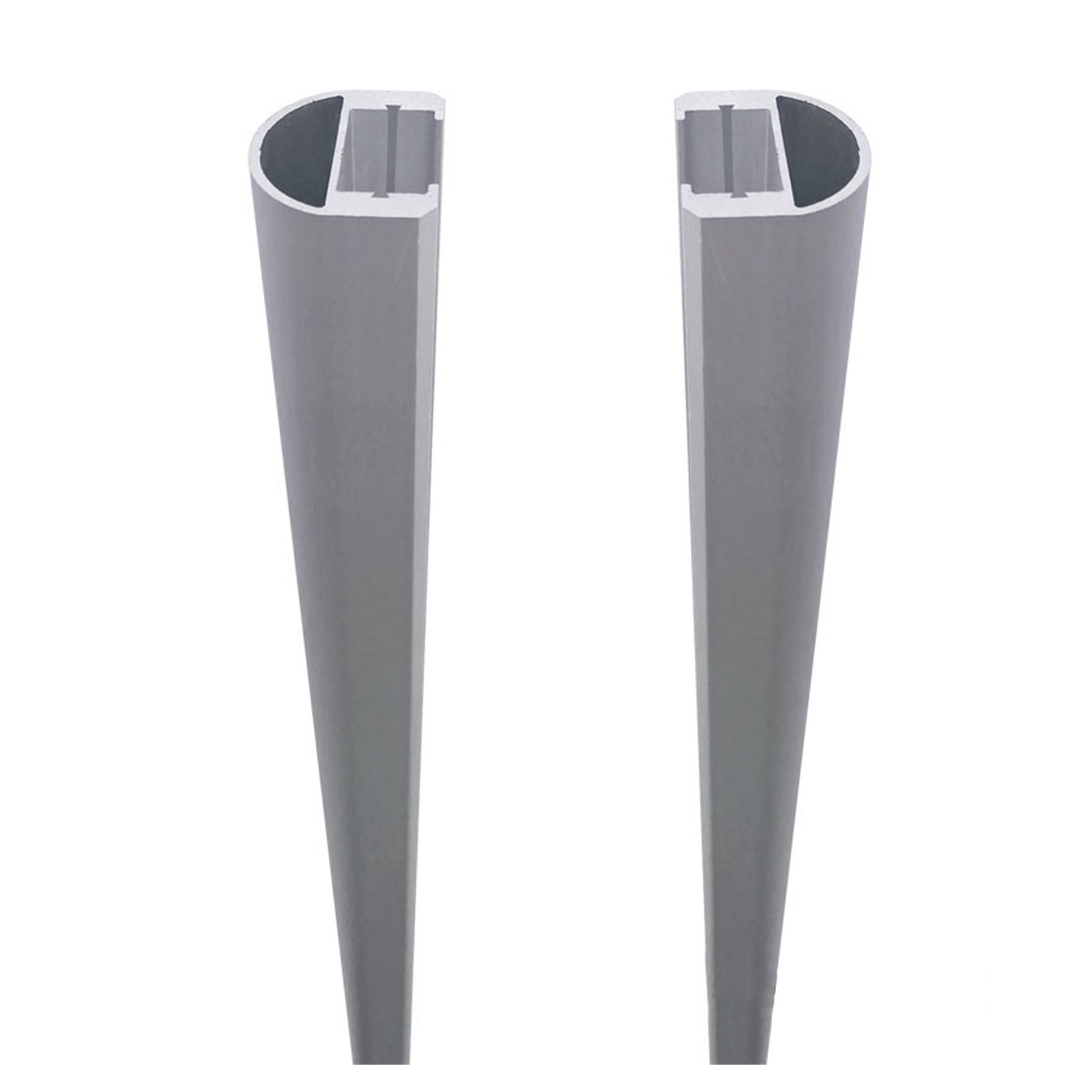 RUDE-Systemglas Universalleisten
für Steckzaunsysteme SILBER
SET á 2 Leisten, 175 cm, inkl. Dichtung