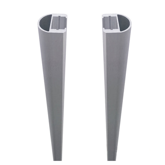 RUDE-Systemglas Universalleisten
für Steckzaunsysteme SILBER
SET á 2 Leisten, 175 cm, inkl. Dichtung