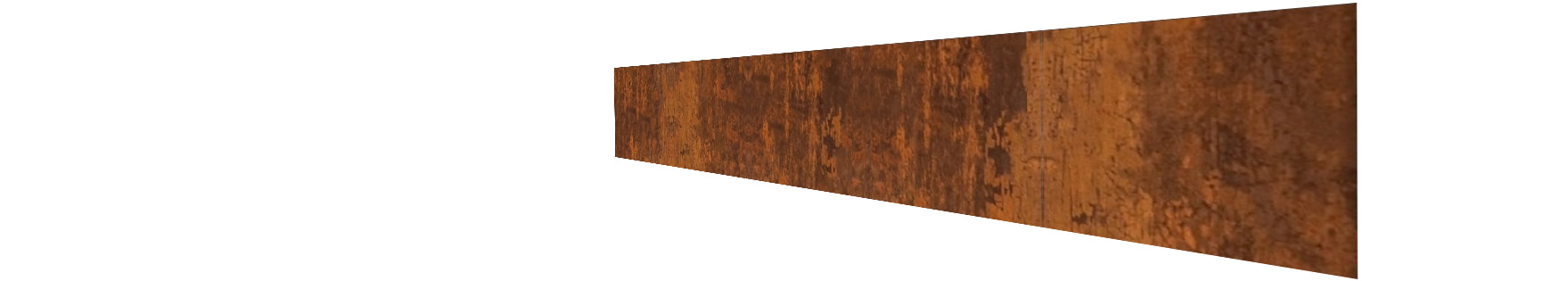 FARÖ-Serie HPL-Steckzaunsystem
Zaunlamelle DEKO-ROST
6 x 329 x 1792 mm