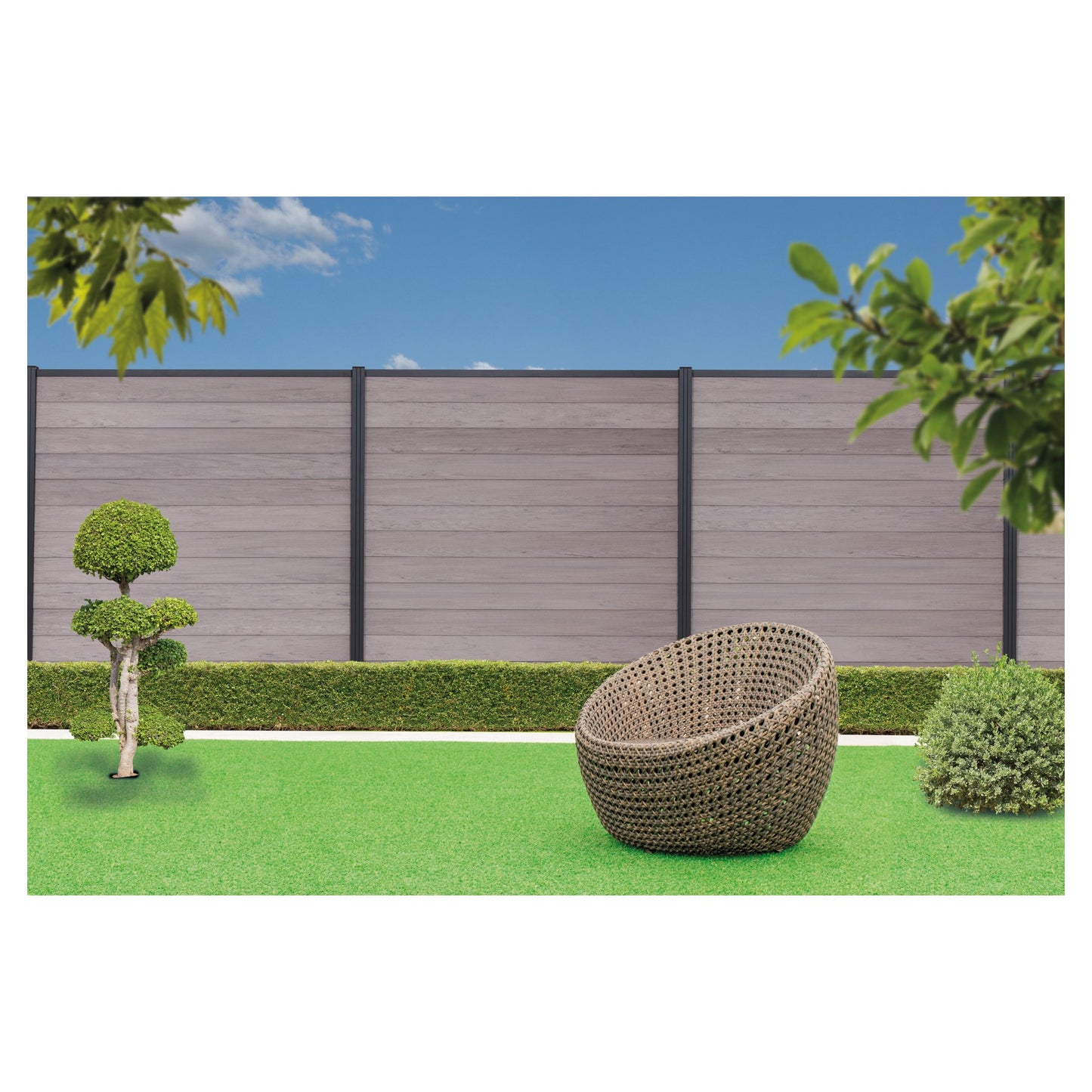SKÄR-Serie BPC-Steckzaunsystem
SET Start- & Abschlussleiste
20 x 40 x 1790 mm, Aluminium ANTHRAZIT