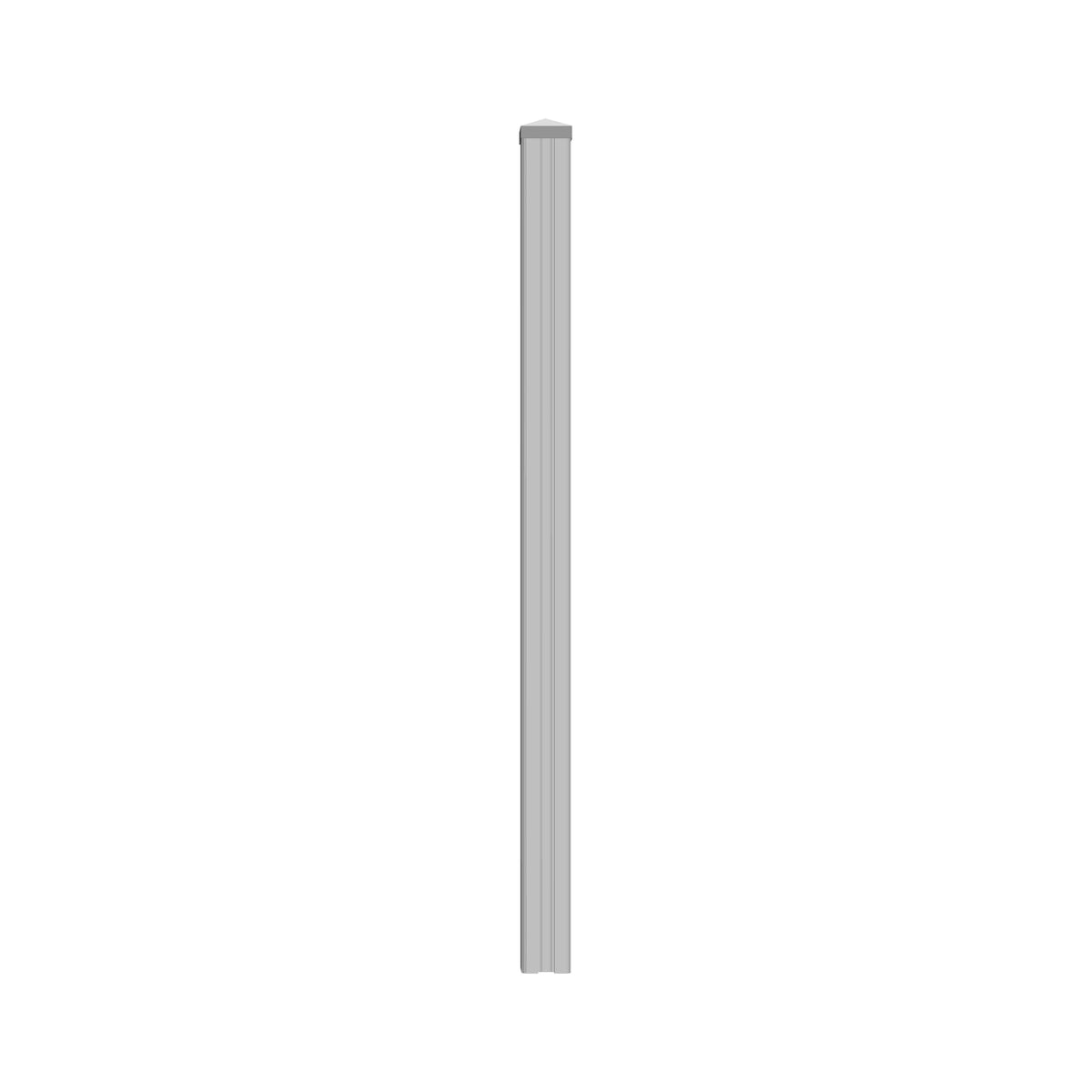 ALASKA-Serie Pfosten
11,7 x 11,7 x 240 cm, inkl. 3 PVC-Leisten
zum einbetonieren, PVC weiß, kartonverpackt
