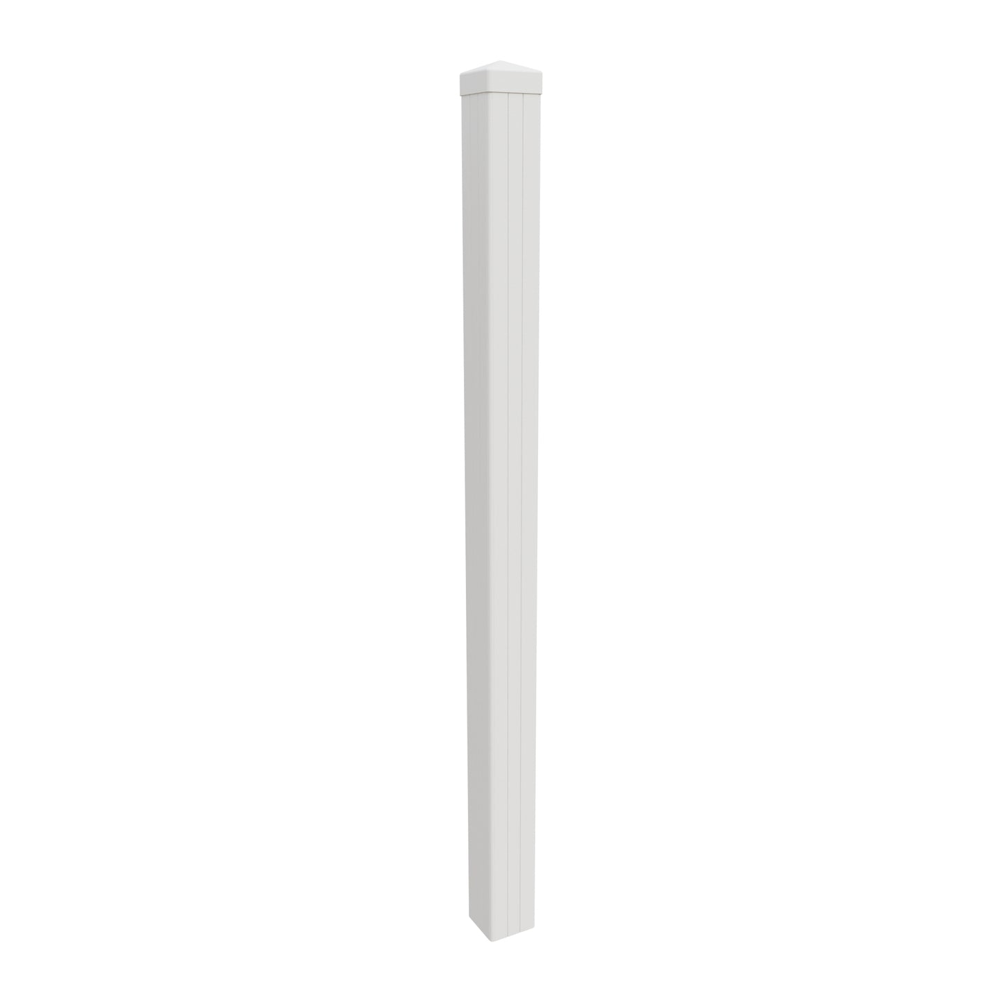 ALASKA-Serie Pfosten
11,7 x 11,7 x 240 cm, inkl. 3 PVC-Leisten
zum einbetonieren, PVC weiß, kartonverpackt