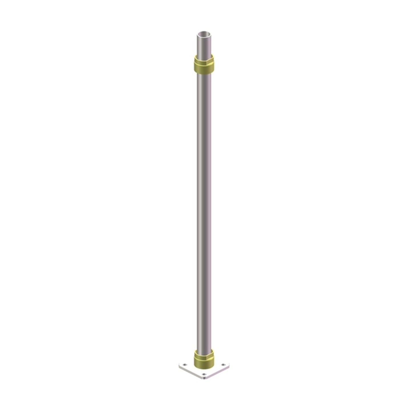ALASKA-Serie Aufschraub-Set
Metallrohr 42 x 1135 mm, mit Grundplatte
ohne Schrauben und Dübel