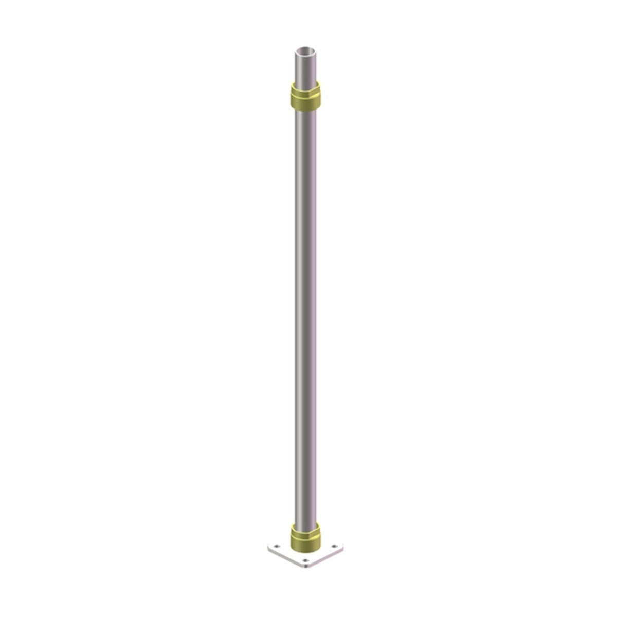 ALASKA-Serie Aufschraub-Set
Metallrohr 42 x 1135 mm, mit Grundplatte
ohne Schrauben und Dübel