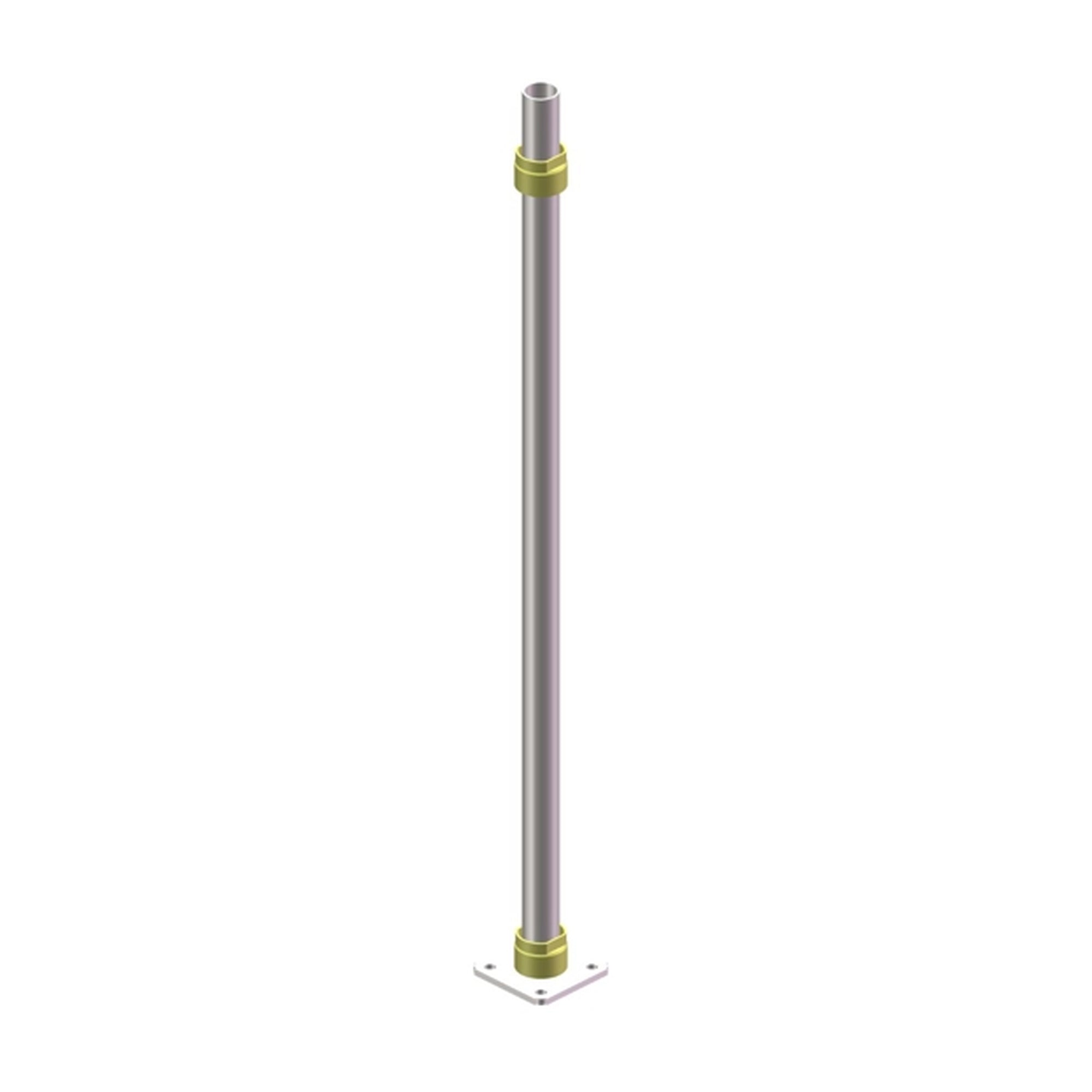 ALASKA-Serie Aufschraub-Set
Metallrohr 42 x 1135 mm, mit Grundplatte
ohne Schrauben und Dübel