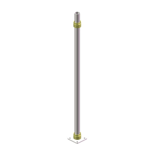 ALASKA-Serie Aufschraub-Set
Metallrohr 42 x 1135 mm, mit Grundplatte
ohne Schrauben und Dübel