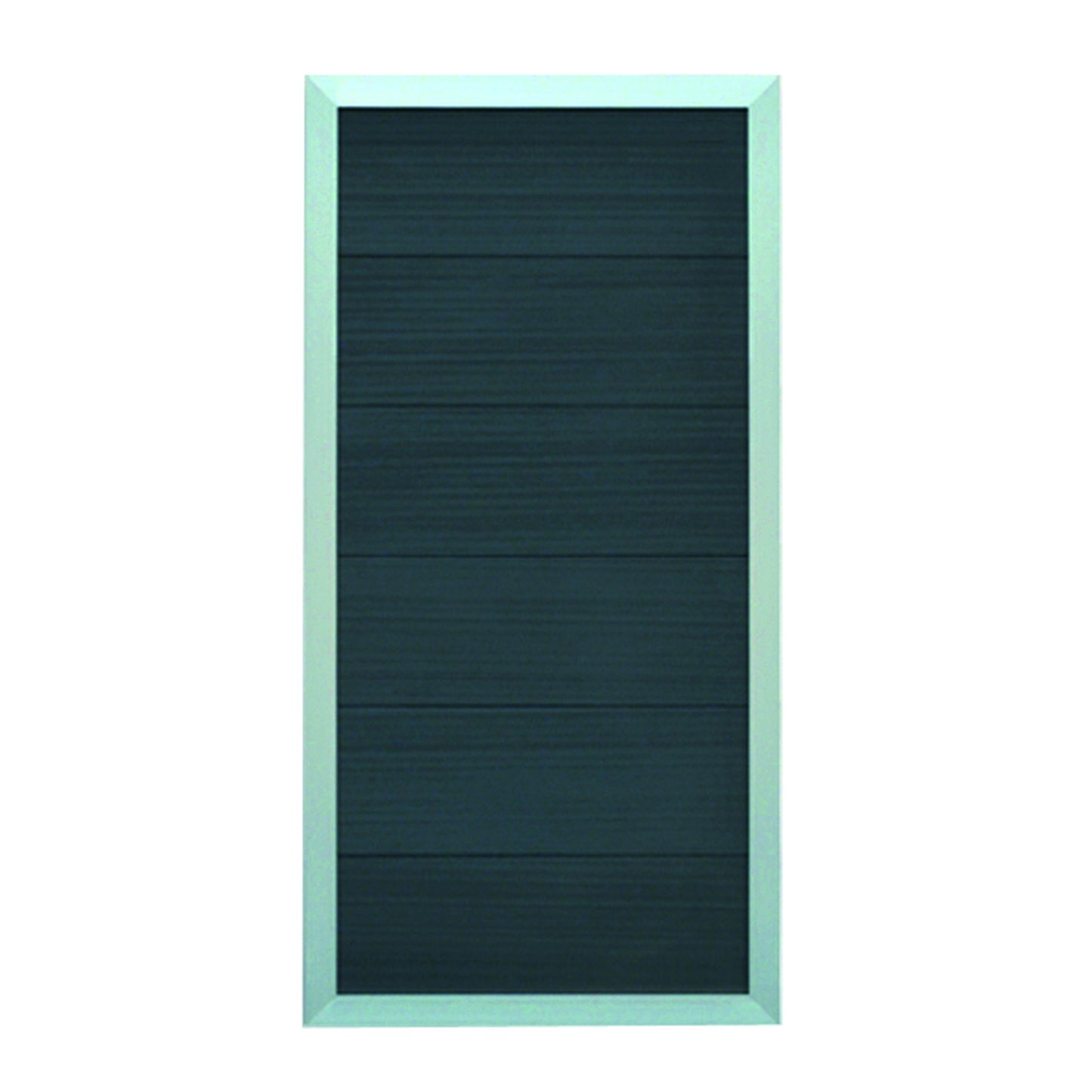 MALÖ-Serie ANTHRAZIT
90 x 180 cm, WPC-Zaun
ALU-Rahmen