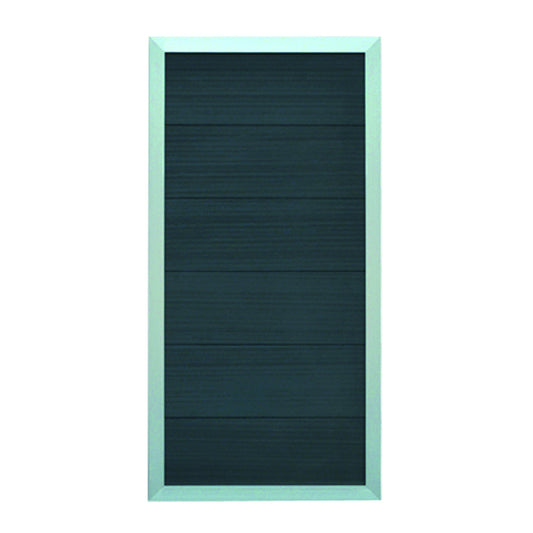 MALÖ-Serie ANTHRAZIT
90 x 180 cm, WPC-Zaun
ALU-Rahmen
