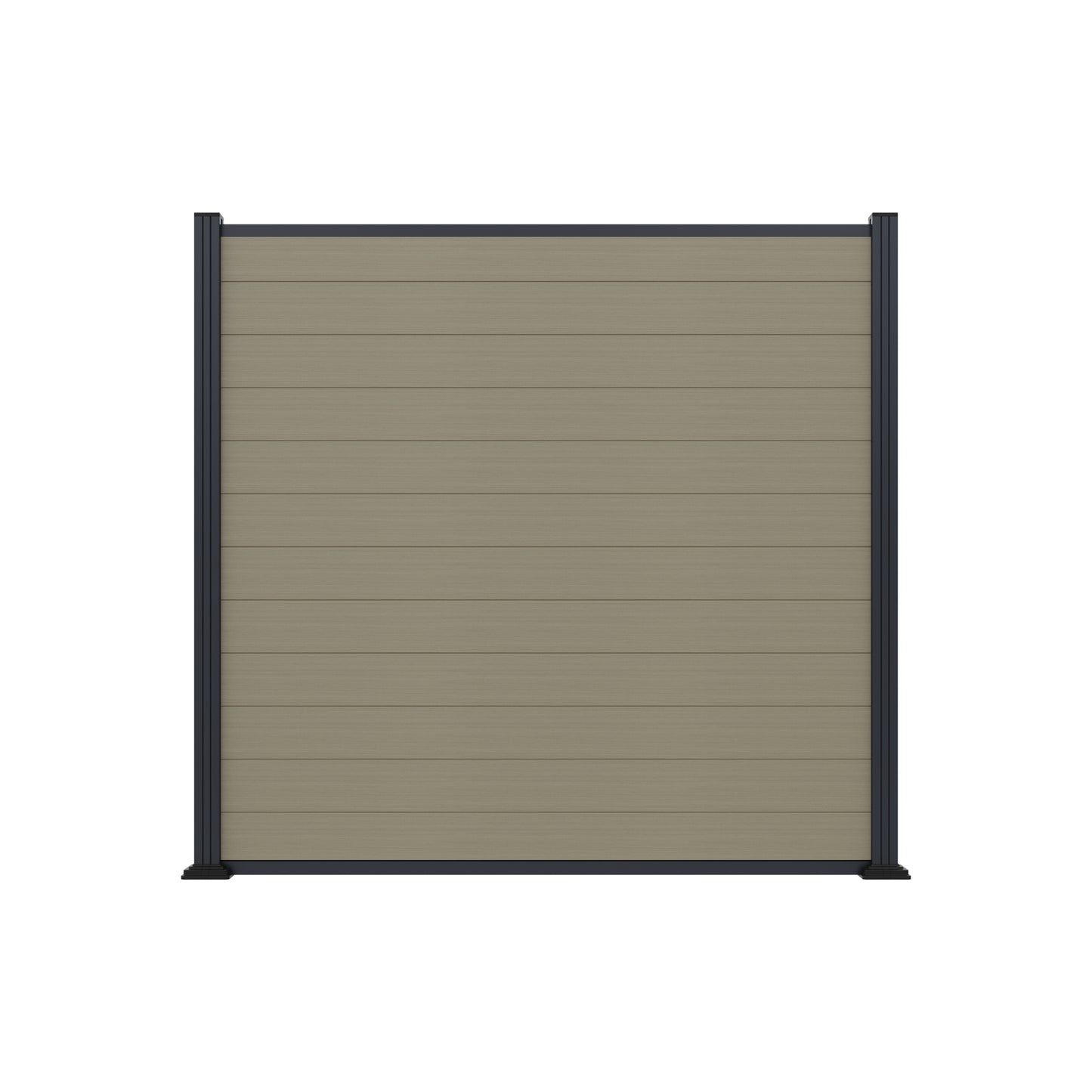MAX WPC-Steckzaunset
175 x 168 cm; coextrudiert
Farbe antique
Abschlussleiste und Clips separat in silber oder anthrazit