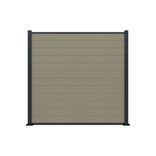 MAX WPC-Steckzaunset
175 x 168 cm; coextrudiert
Farbe antique
Abschlussleiste und Clips separat in silber oder anthrazit