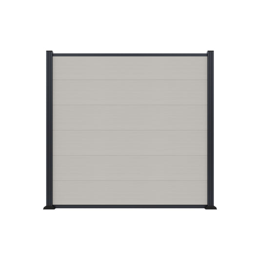 MAX-XL WPC-Steckzaunset
175 x 168 cm; coextrudiert
Farbe beige
Abschlussleiste und Clips separat in silber oder anthrazit