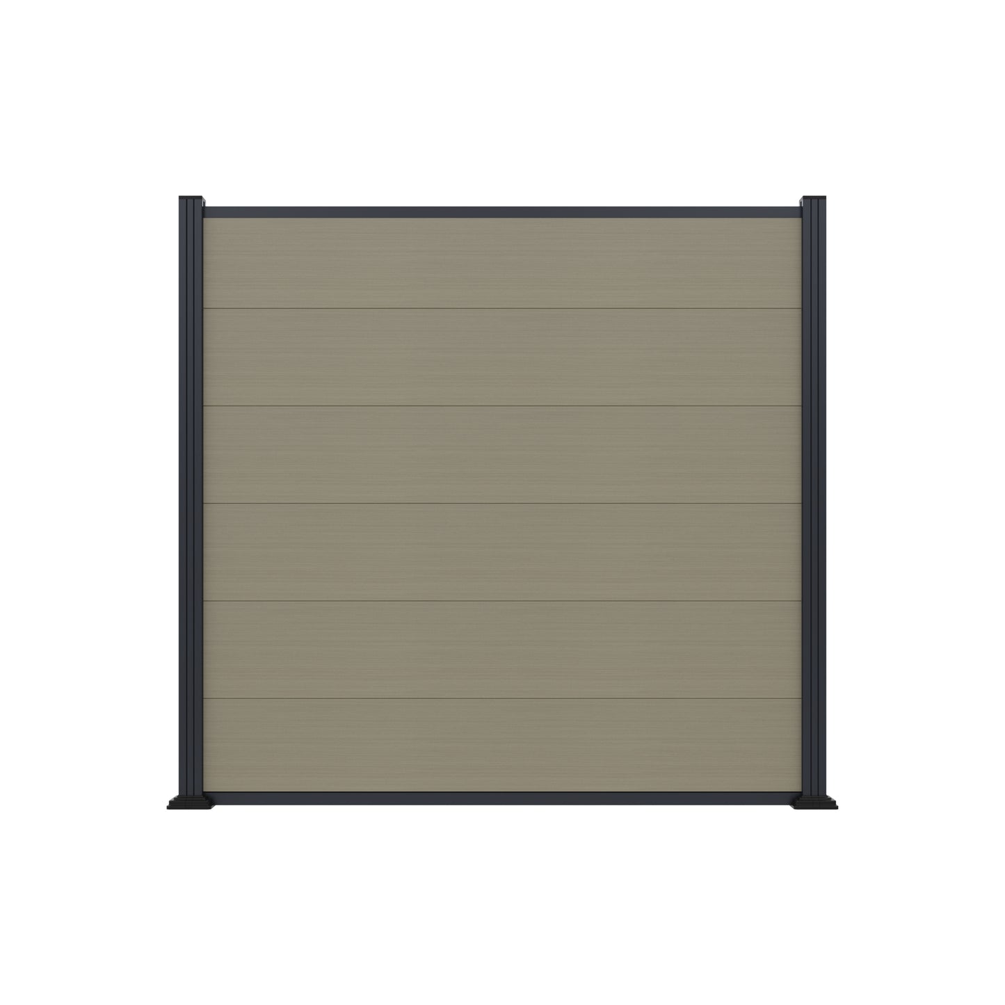 MAX-XL WPC-Steckzaunset
175 x 168 cm; coextrudiert
Farbe antique
Abschlussleiste und Clips separat in silber oder anthrazit