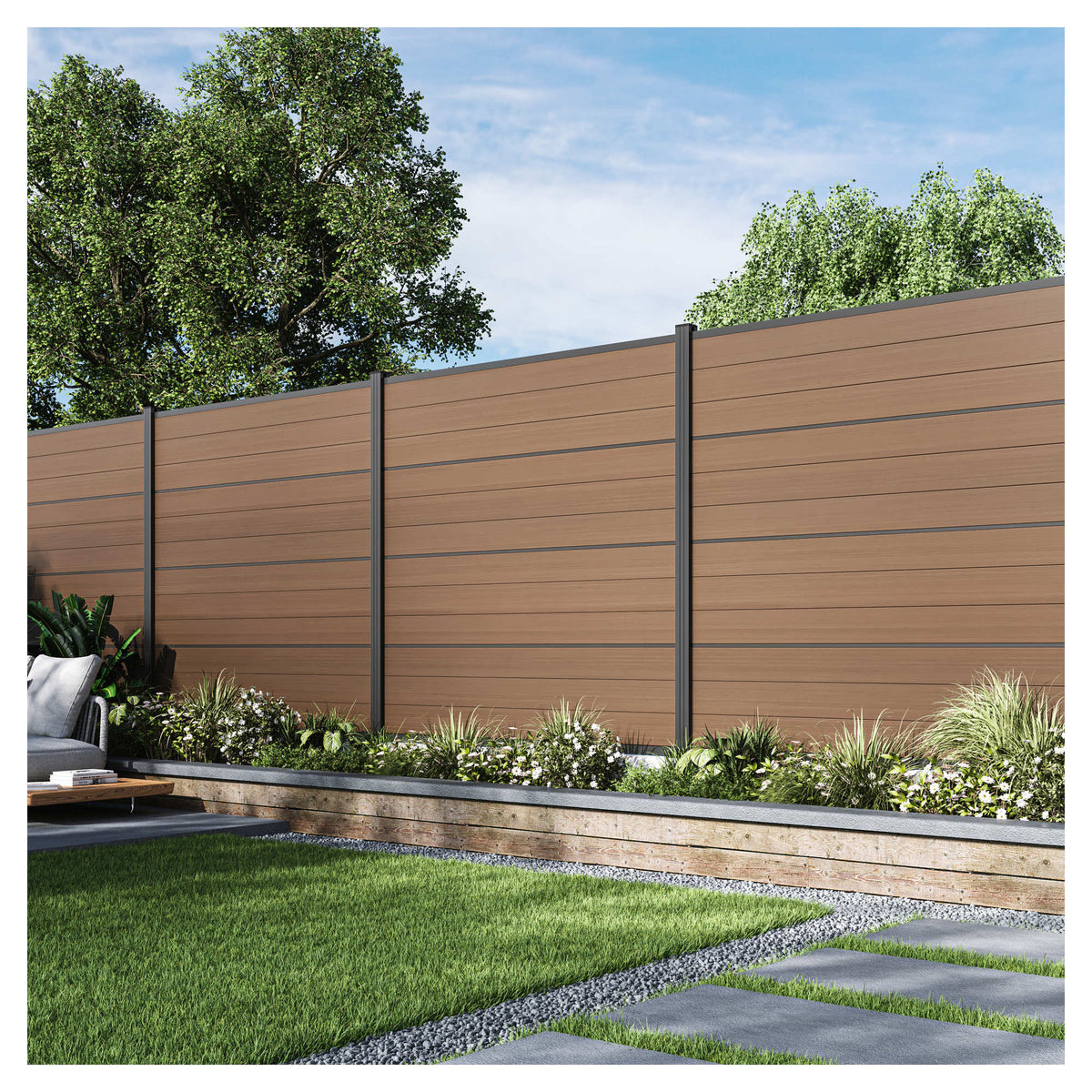 Alu-Design-Zwischenleiste
ANTHRAZIT, für Nut-/ Feder WPC-Bretter
24/14 x 20 x 1800 mm, Aluminium