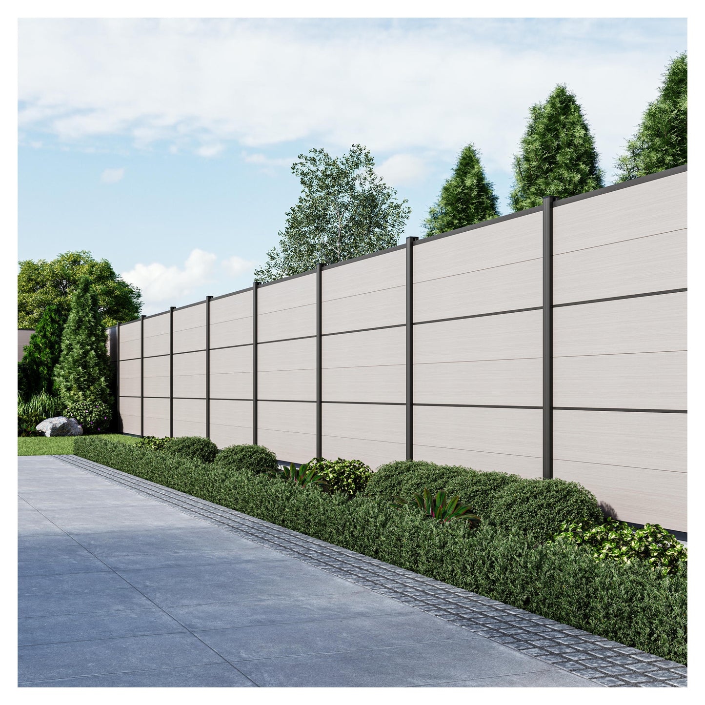 Alu-Design-Zwischenleiste
ANTHRAZIT, für Nut-/ Feder WPC-Bretter
24/14 x 20 x 1800 mm, Aluminium
