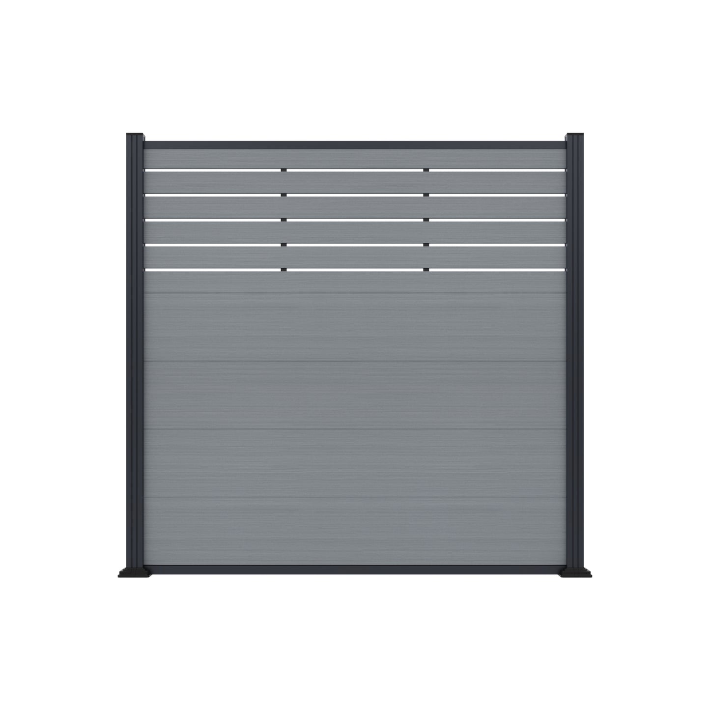 MALCHOW WPC-Steckzaunset
180 x 180 cm, smoke white, coextrudiert
inkl. 12 Alu-Abstandhalter und Start-/ Abschlussleiste smoke white