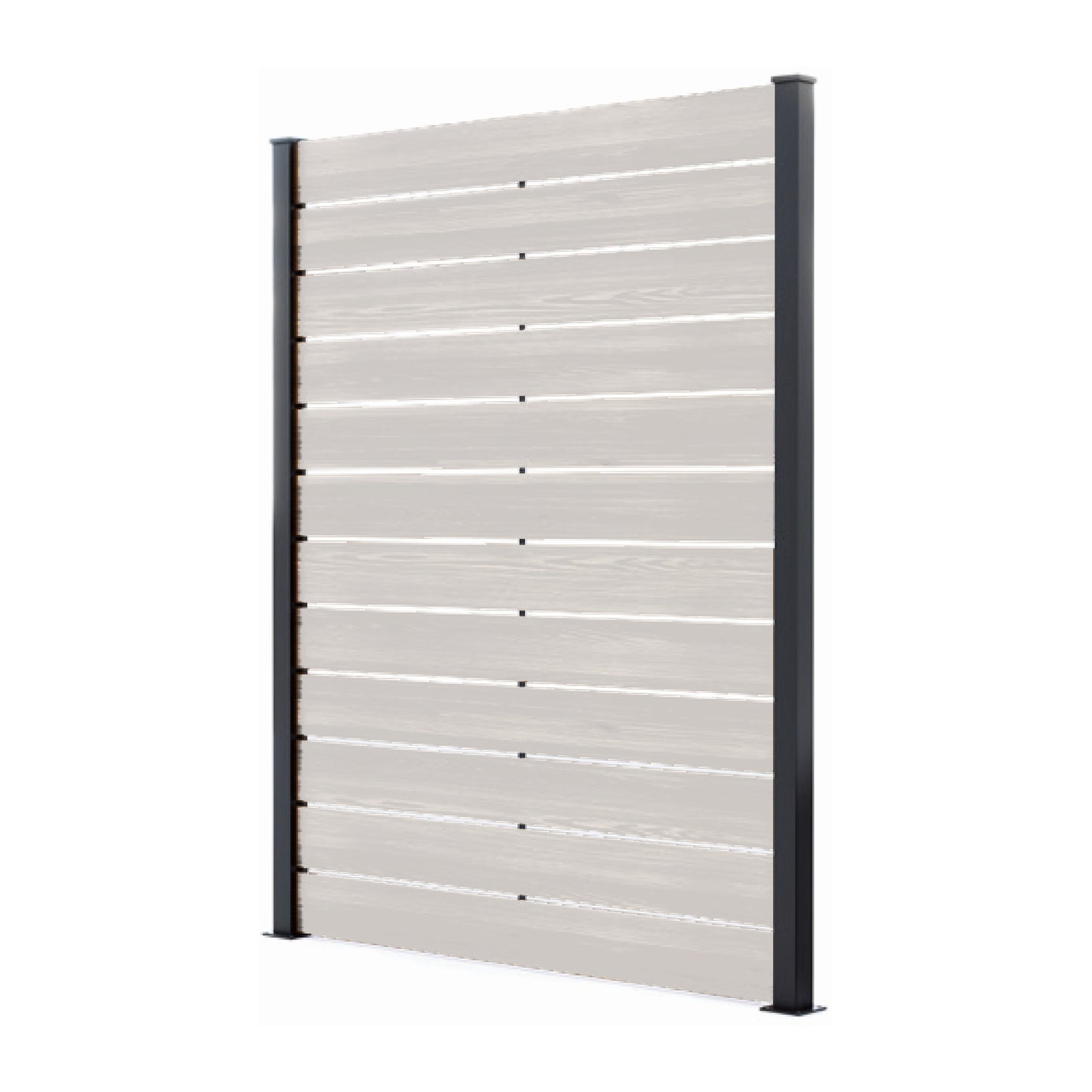 HEIDE-Serie WPC-Steckzaunsystem 177 x 60 cm; coextrudiert Farbe beige