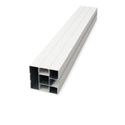 Aluminium-Steckzaunpfosten
weiß, 68 x 68 x 2400 mm
inkl. Abstandhalter, Schienen + Kappen