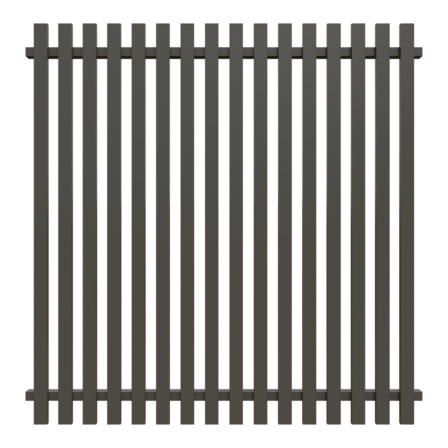 STADE-Serie Lattenzaun
180 x 180 cm, Latten 20 x 60 mm
Aluminium, anthrazit