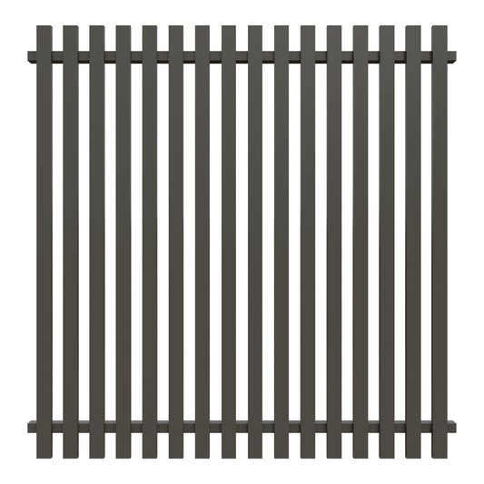 STADE-Serie Lattenzaun
180 x 180 cm, Latten 20 x 60 mm
Aluminium, anthrazit