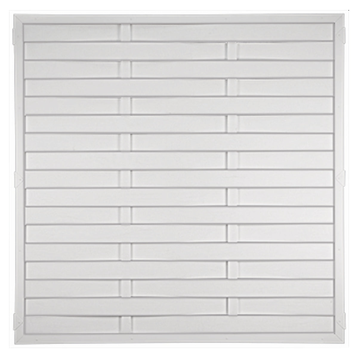 LIGHTLINE KS-LAMELLENZAUN
180 x 180 cm
Füllung / Rahmen WEISS