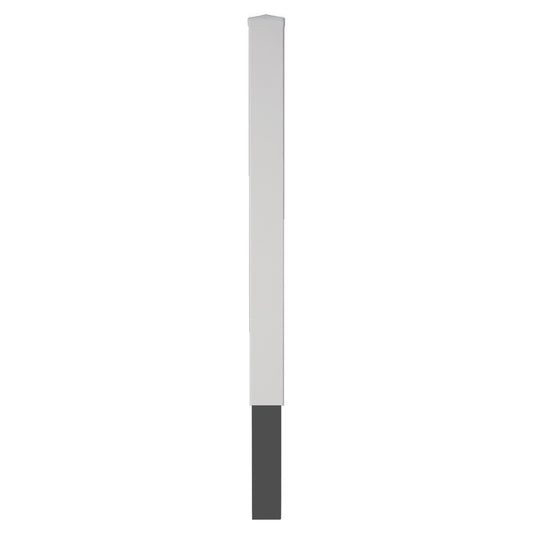 LIGHTLINE KS Pfosten weiß
9 x 9 x 150 cm, zum einbetonieren
inkl. Pfostenkappe