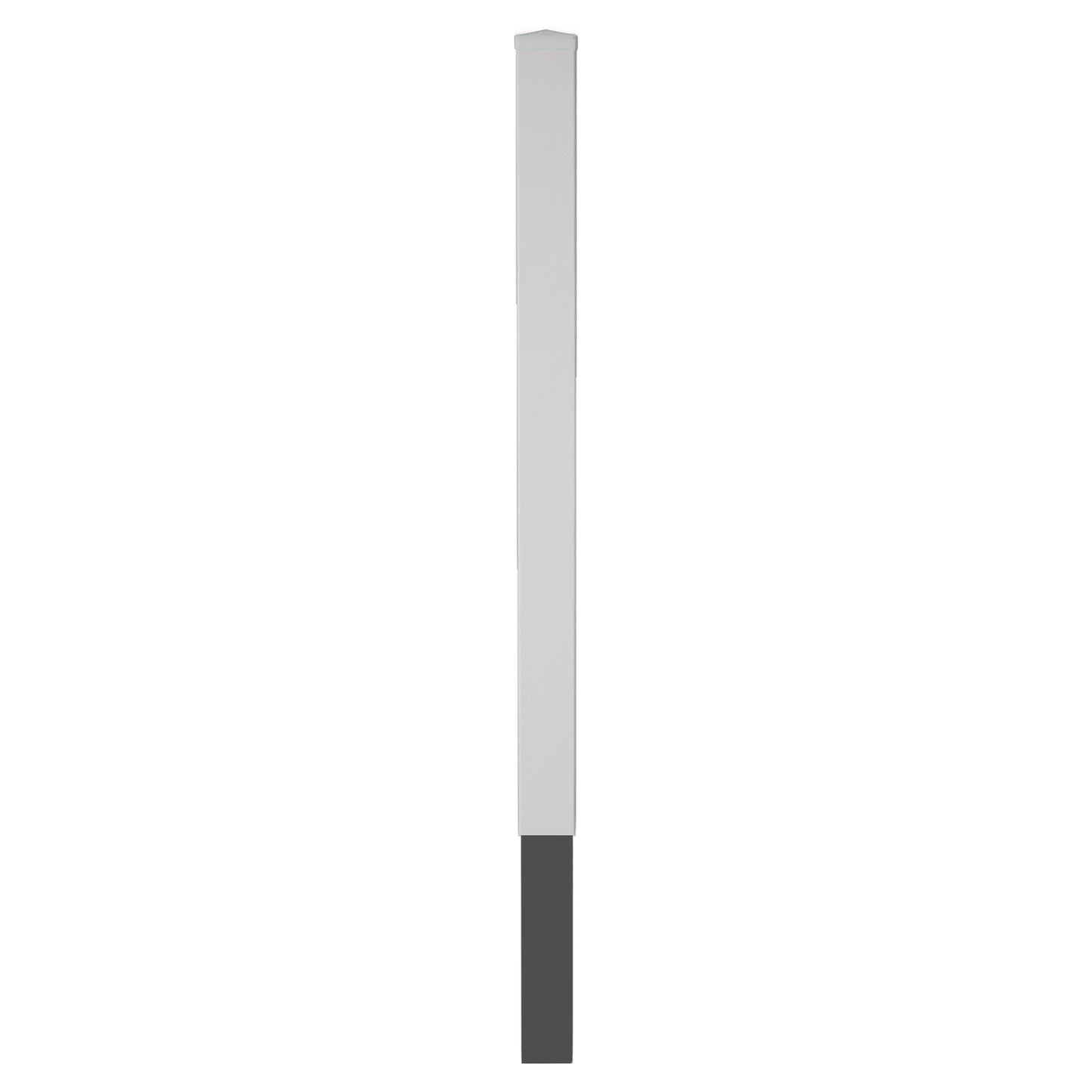 LIGHTLINE KS Pfosten weiß
9 x 9 x 240 cm, zum einbetonieren
inkl. Pfostenkappe