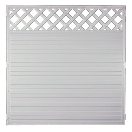 LIGHTLINE KS-Zaun Ranki 
180 x 180 cm
Füllung weiß / Rahmen weiß