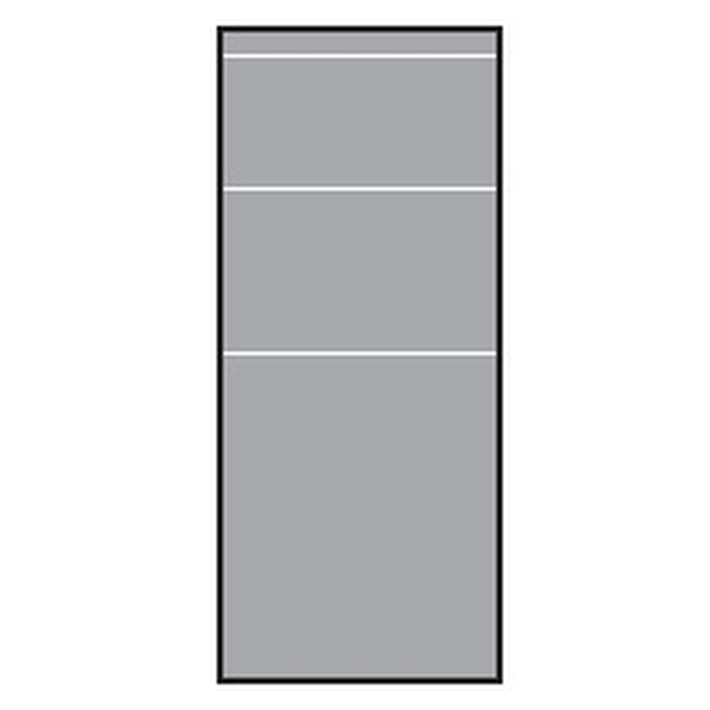 VETRO Glasscheibe
B 515 x H 1200 mm
Streifen-Dekor 81, satiniert
#68101