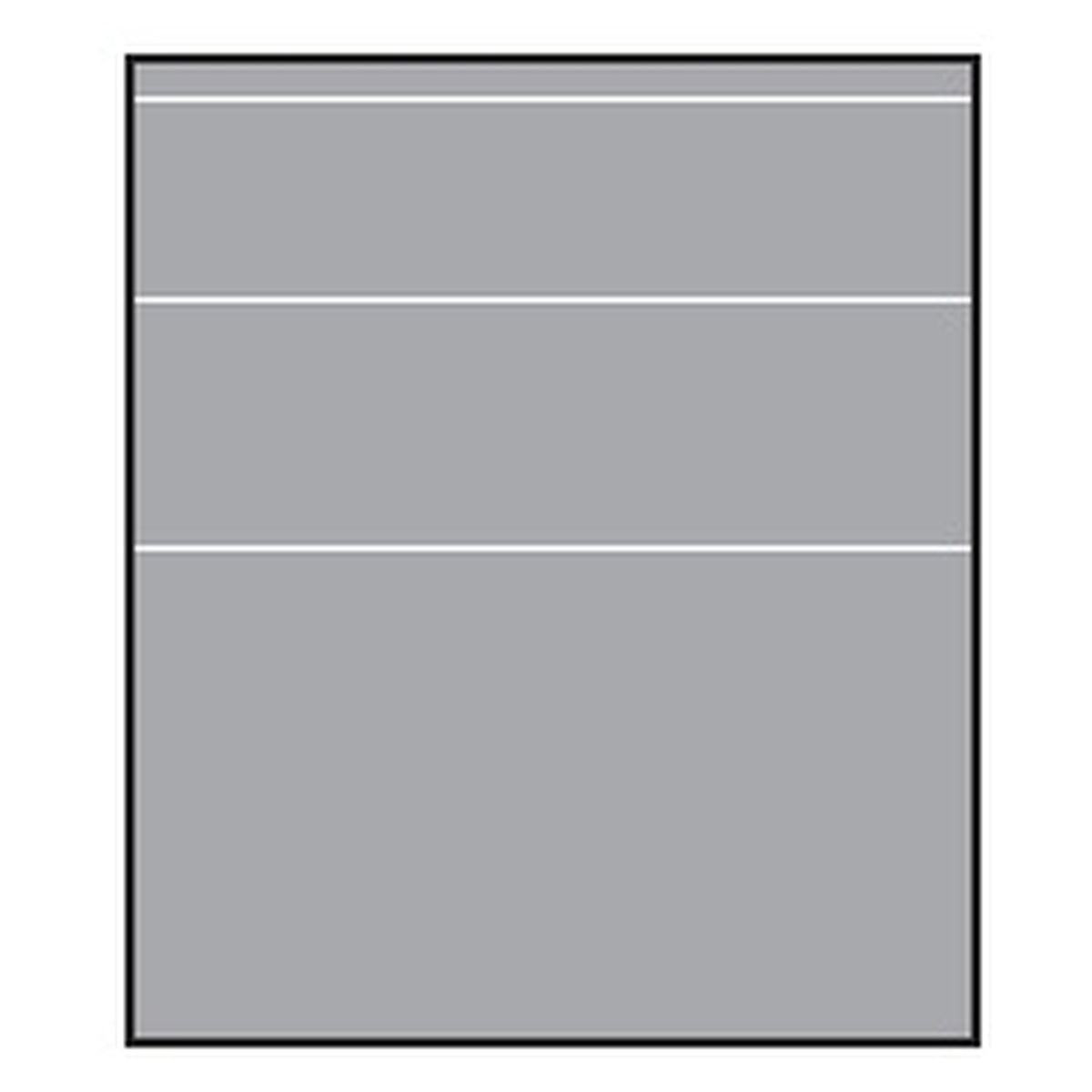 VETRO Glasscheibe
B 1030 x H 1200 mm
Streifen-Dekor 81, satiniert
#68102