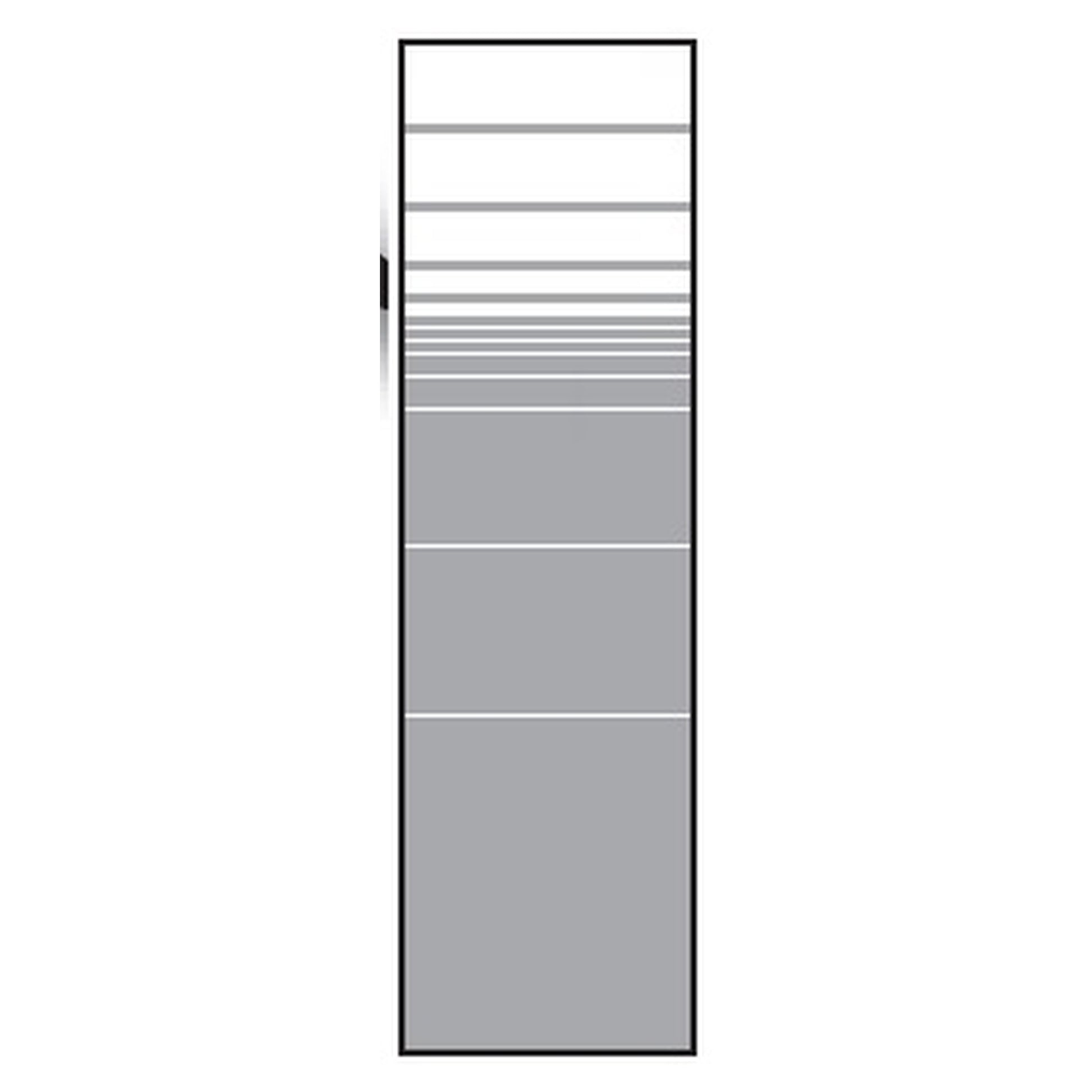 VETRO Glasscheibe
B 515 x H 1800 mm
Streifen-Dekor 81, satiniert
#68104