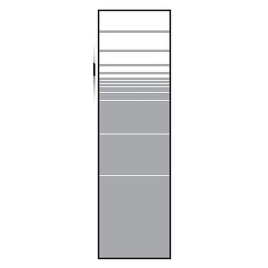 VETRO Glasscheibe
B 515 x H 1800 mm
Streifen-Dekor 81, satiniert
#68104