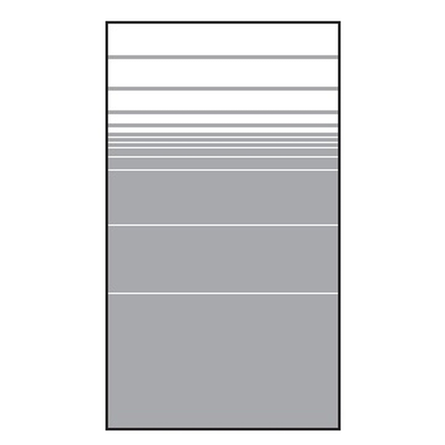 VETRO Glasscheibe
B 1030 x H 1800 mm
Streifen-Dekor 81, satiniert
#68105