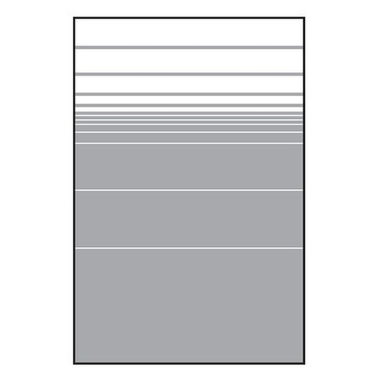 VETRO Glasscheibe
B 1200 x H 1800 mm
Streifen-Dekor 81, satiniert
#68106