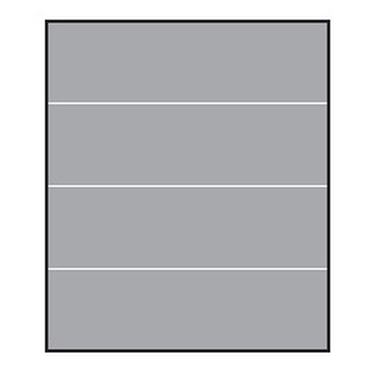 VETRO Glasscheibe
B 1030 x H 1200 mm
Streifen-Dekor 82, satiniert
#68202