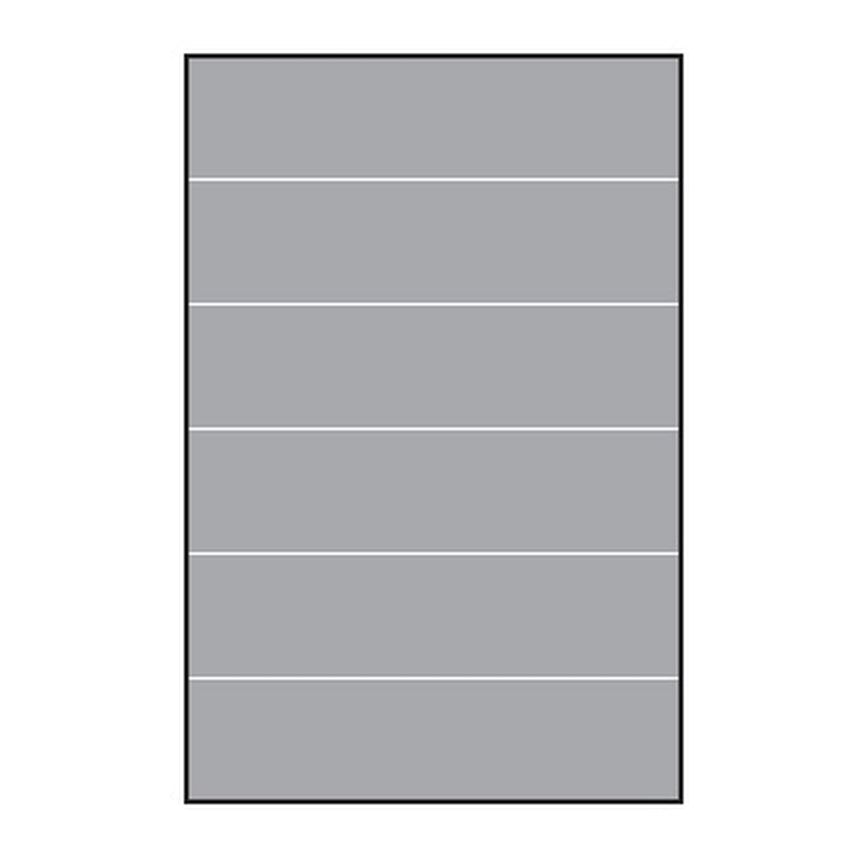 VETRO Glasscheibe
B 1200 x H 1800 mm
Streifen-Dekor 82, satiniert
#68206