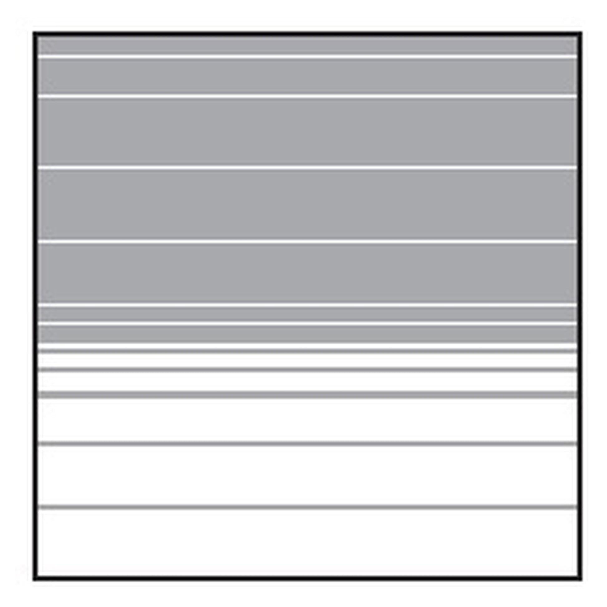 VETRO Glasscheibe
B 1200 x H 1200 mm
Streifen-Dekor 83, satiniert
#68303