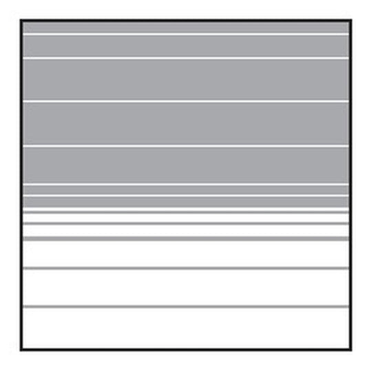 VETRO Glasscheibe
B 1200 x H 1200 mm
Streifen-Dekor 83, satiniert
#68303