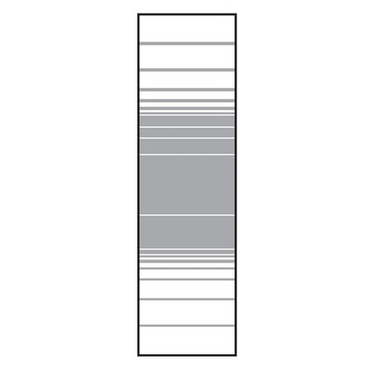 VETRO Glasscheibe
B 515 x H 1800 mm
Streifen-Dekor 83, satiniert
#68304
#68304