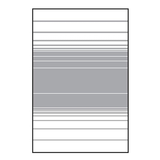 VETRO Glasscheibe
B 1200 x H 1800 mm
Streifen-Dekor 83, satiniert
#68306