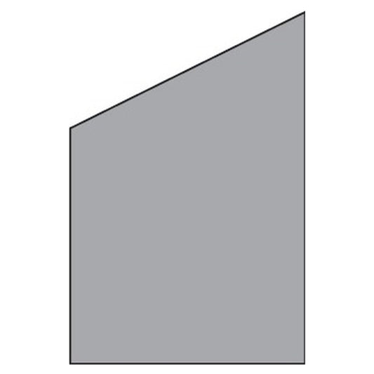 VETRO Glasscheibe ECKE links
B 1200 x H 1200/1800 mm
Vollflächen-Dekor 84, satiniert
#68410