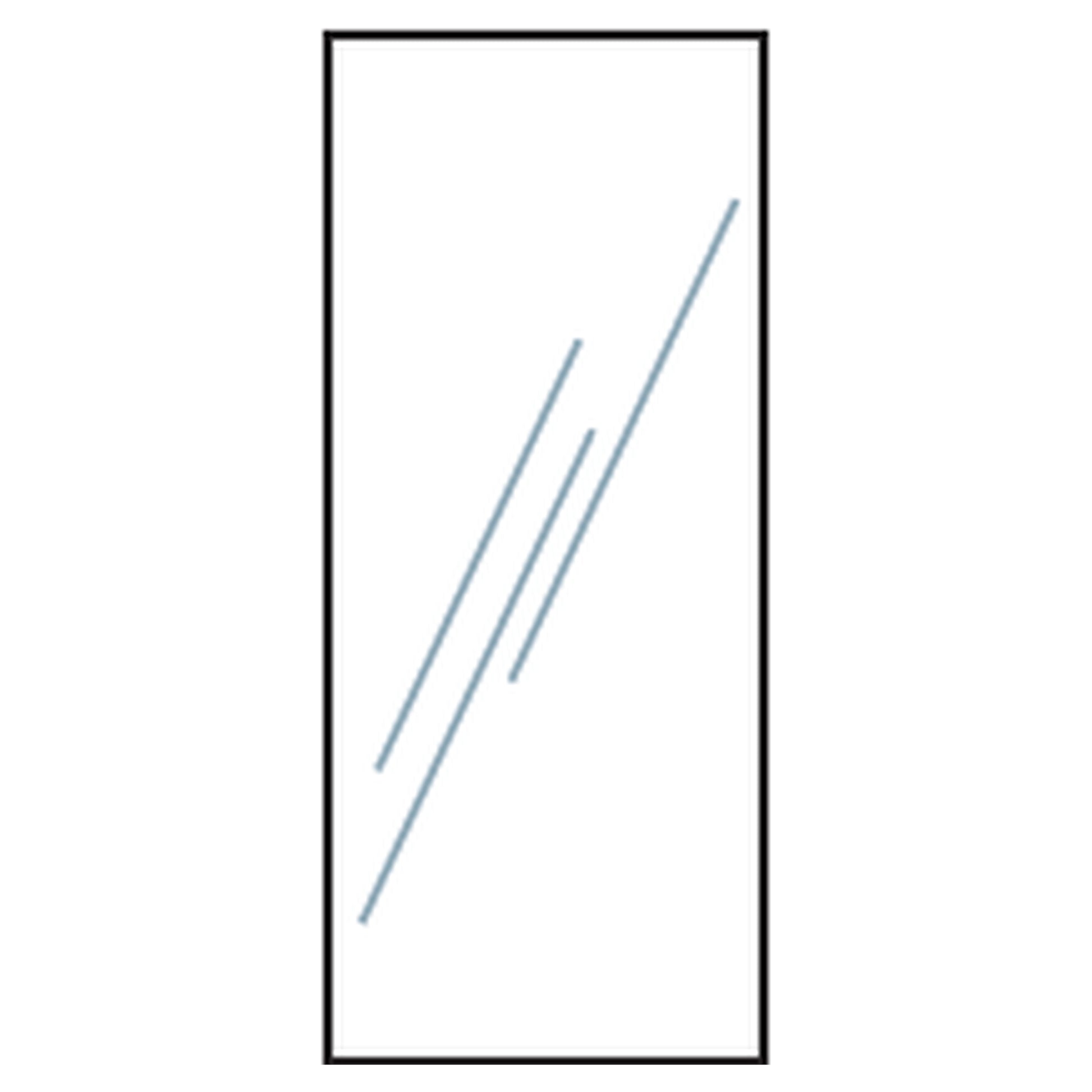 VETRO Glasscheibe
B 515 x H 1200 mm
Klarglas
#60001