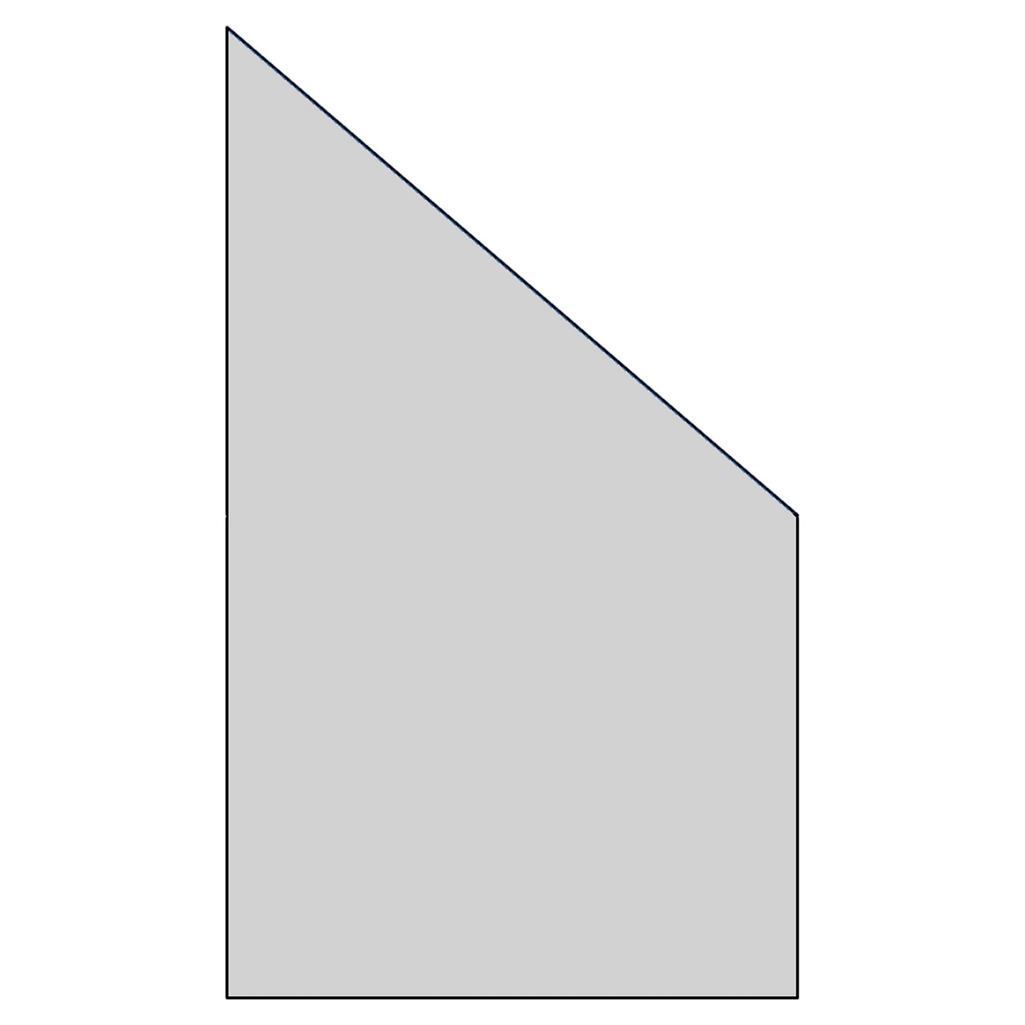 RUDE-Serie Systemglas Ecke rechts
B1030 x H1740/870 x T8 mm
Vollflächen-Dekor 84