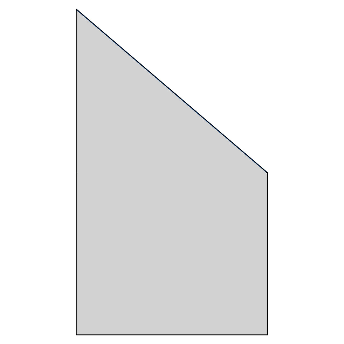 RUDE-Serie Systemglas Ecke rechts
B1030 x H1740/870 x T8 mm
Vollflächen-Dekor 84