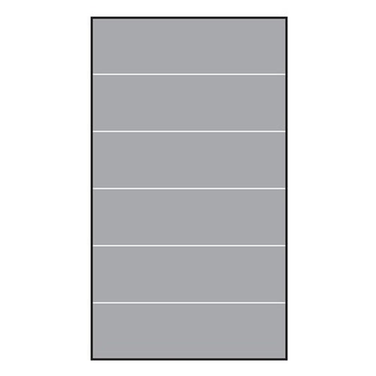 RUDE-Serie Systemglas
B1030 x H1740 x T8 mm
Streifen-Dekor 82