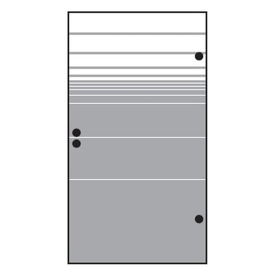 VETRO TÜR-Glasscheibe 
987 x 1800 mm, DIN Rechts
Streifen Dekor 81 satiniert
#68113