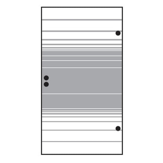 VETRO TÜR-Glasscheibe 
987 x 1800 mm, DIN Rechts
Streifen Dekor 83 satiniert
#68313