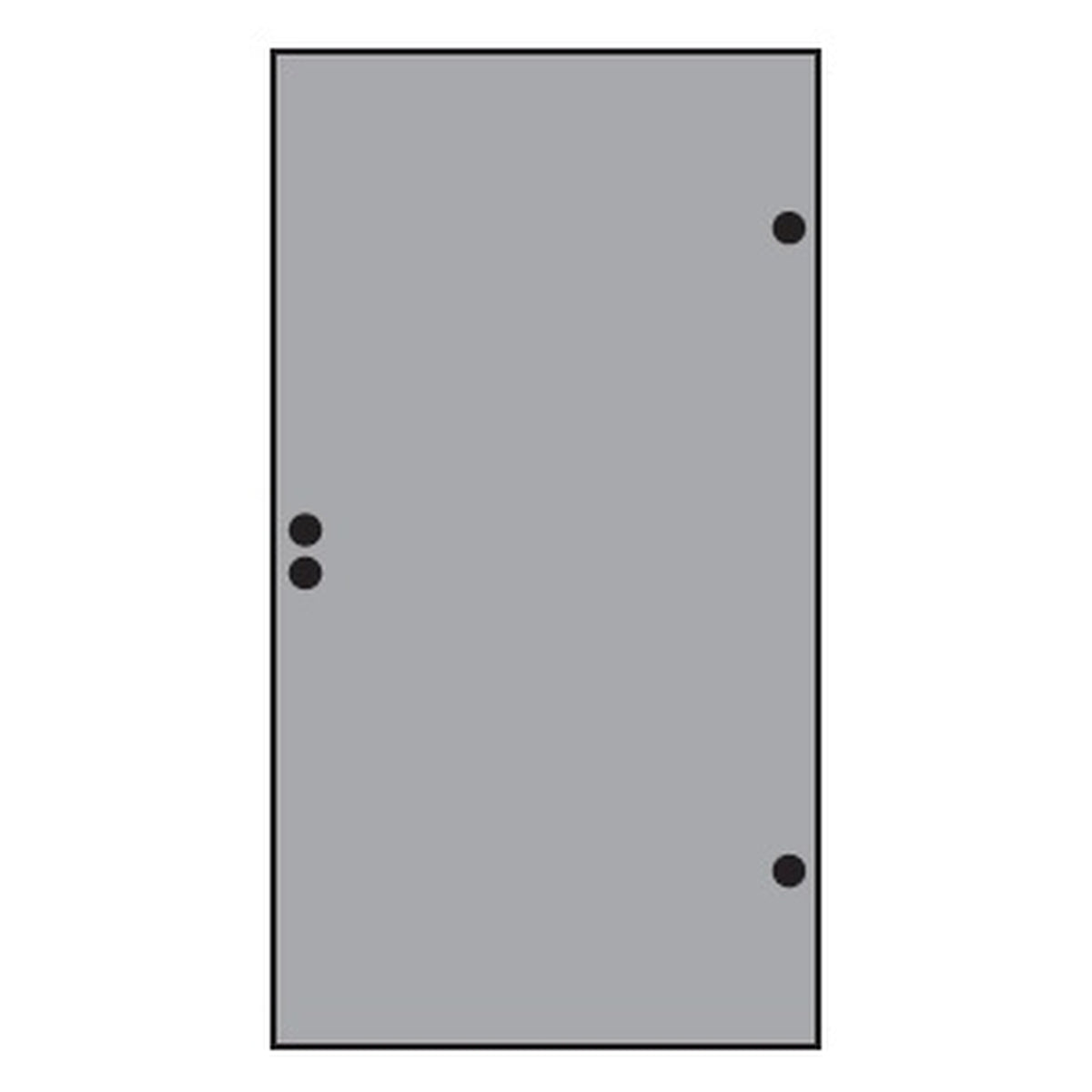 VETRO TÜR-Glasscheibe 
987 x 1800 mm, DIN Rechts
Vollflächen Dekor 84 satiniert
#68413