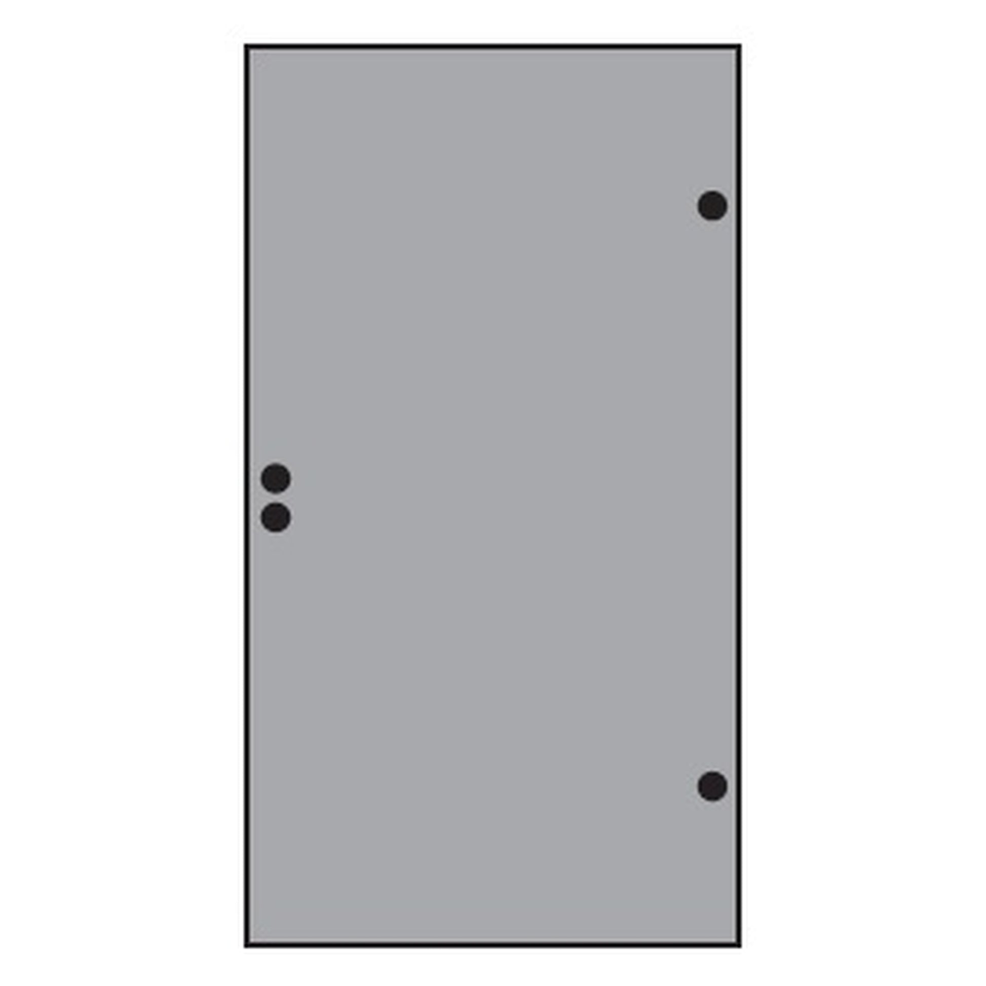 VETRO TÜR-Glasscheibe 
987 x 1800 mm, DIN Rechts
Vollflächen Dekor 84 satiniert
#68413